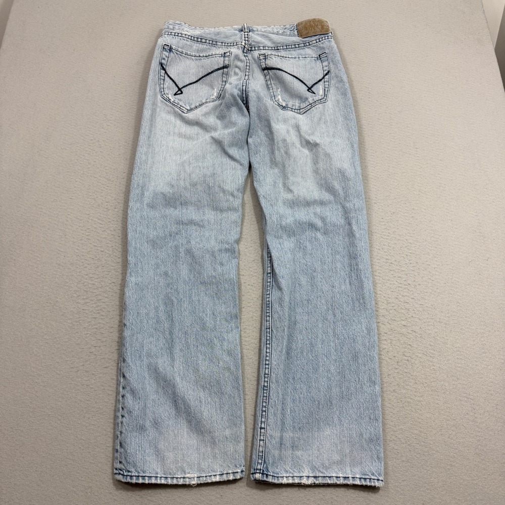 Vintage Unionbay Jeans 32x30 Denim Straight Leg Y2K Faded Embroidered Grunge